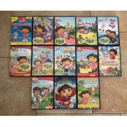 Dora dvd's, laptop en activiteitenbord voor spelend leren!