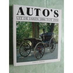 Auto's uit de jaren 1886 tot 1930 (27x30 cm)