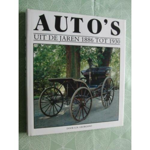 Auto's uit de jaren 1886 tot 1930 (27x30 cm)