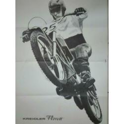 Kreidler poster jaren 70 met van veen stempel