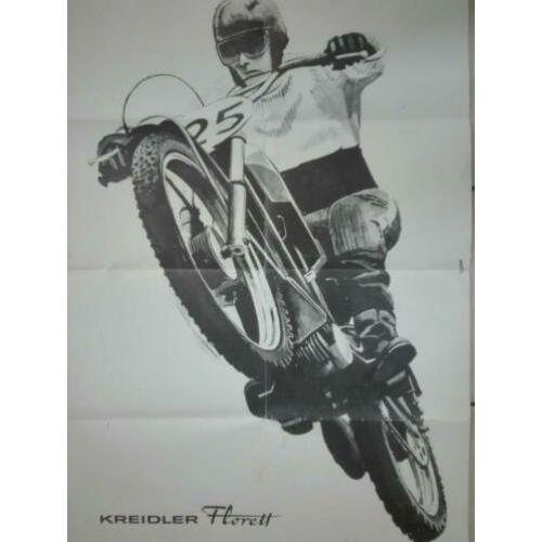Kreidler poster jaren 70 met van veen stempel