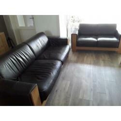 Te koop Leren bankstel