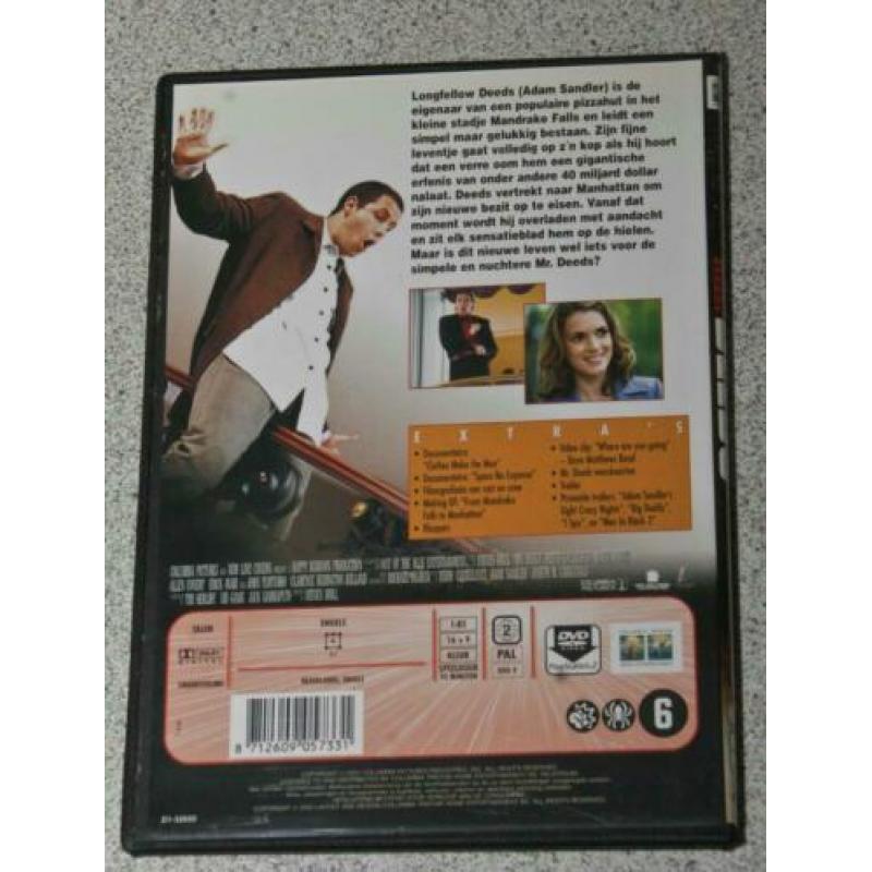 Mr. Deeds. Romcom Hoofdrol: Adam Sandler.