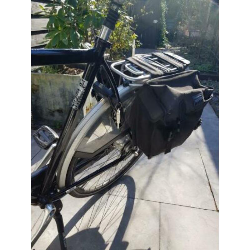 Gazelle Paris plus black, frame maat 61 cm