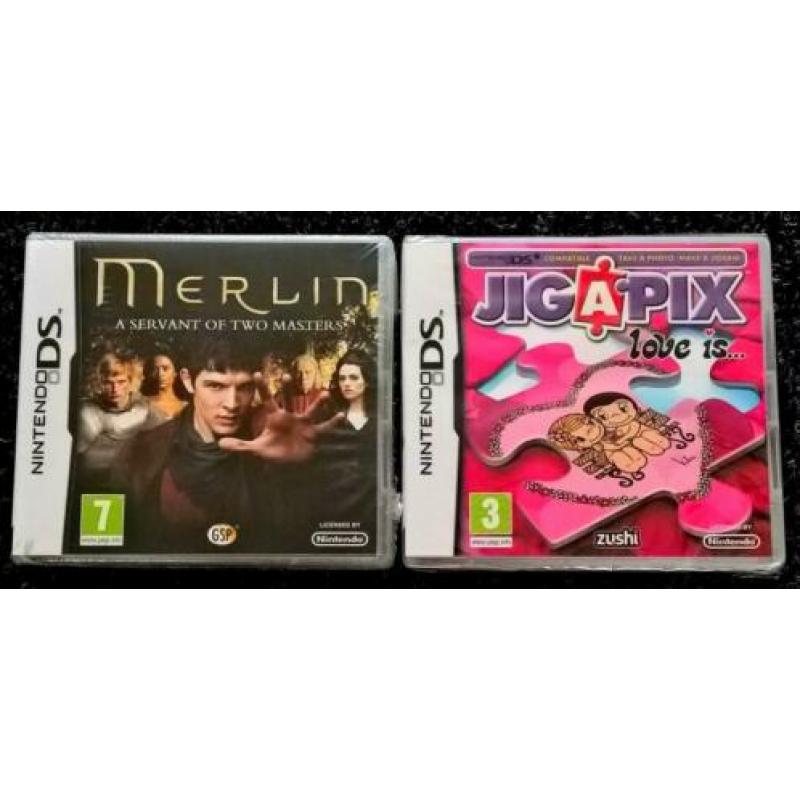 Jig-A-Pix Love is & Merlin - NIEUW & GESEALD - Nintendo DS