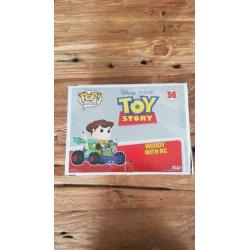 Funko Pop! Disney Toy Story #57 Woody with Rc met Boxdamage