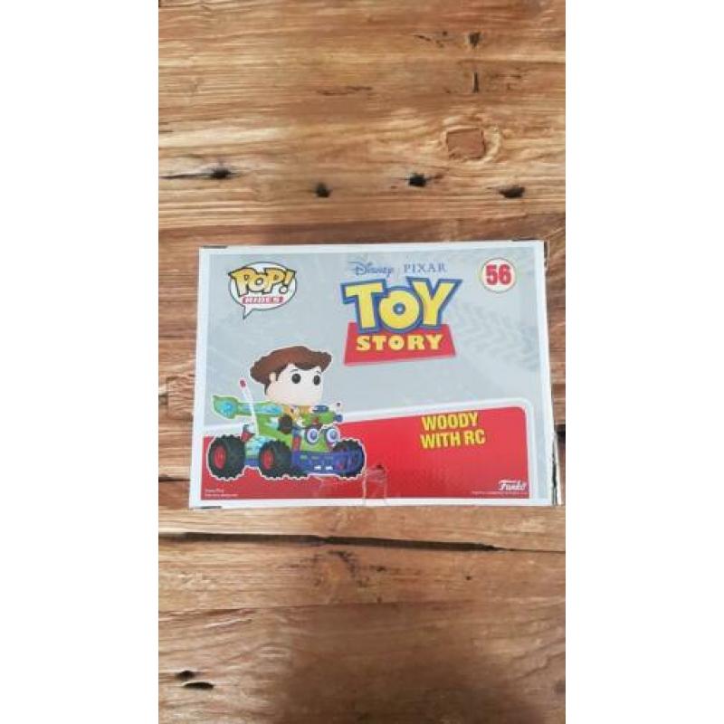 Funko Pop! Disney Toy Story #57 Woody with Rc met Boxdamage