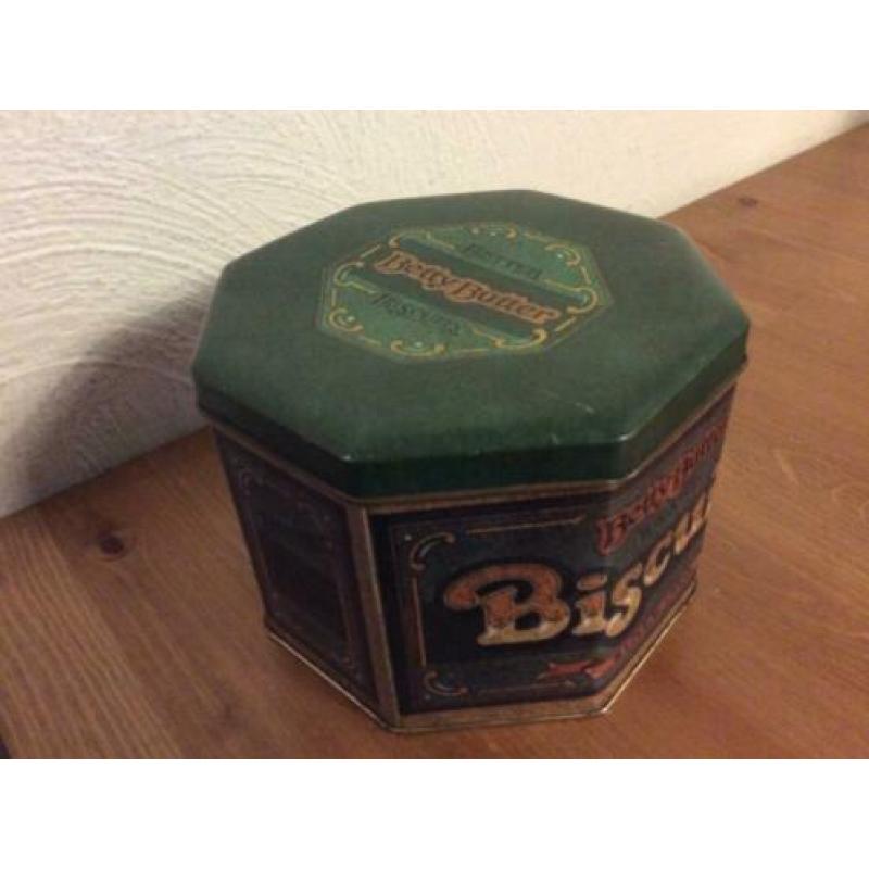 Betty Butter Better Biscuits Blik. 8 zijdig