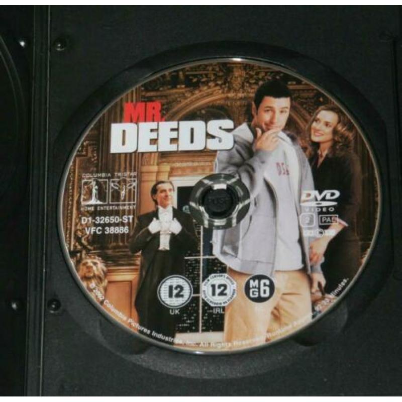 Mr. Deeds. Romcom Hoofdrol: Adam Sandler.