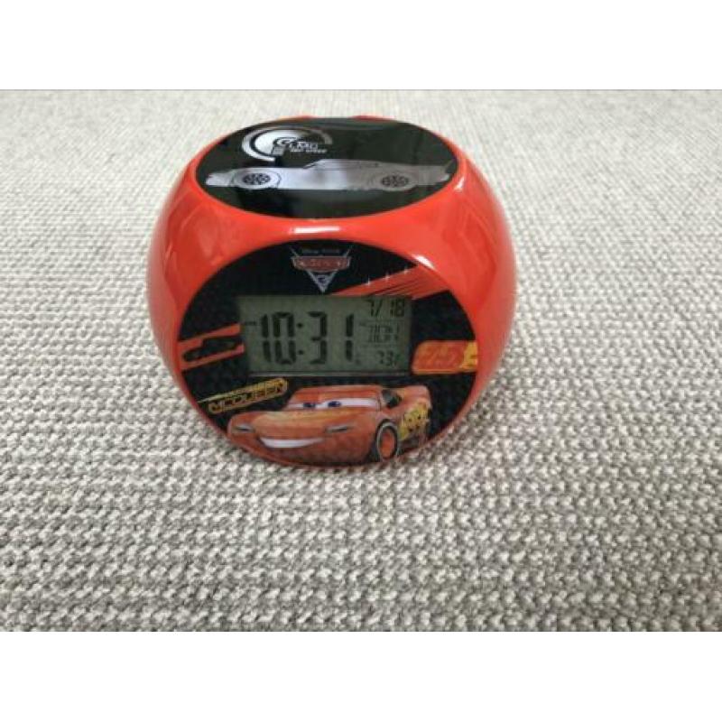 Cars wekkerradio met projectielamp