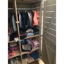 Steigerhout look (kinder)kledingkast