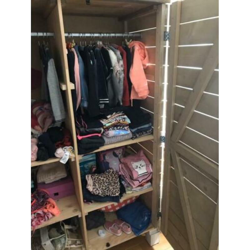 Steigerhout look (kinder)kledingkast