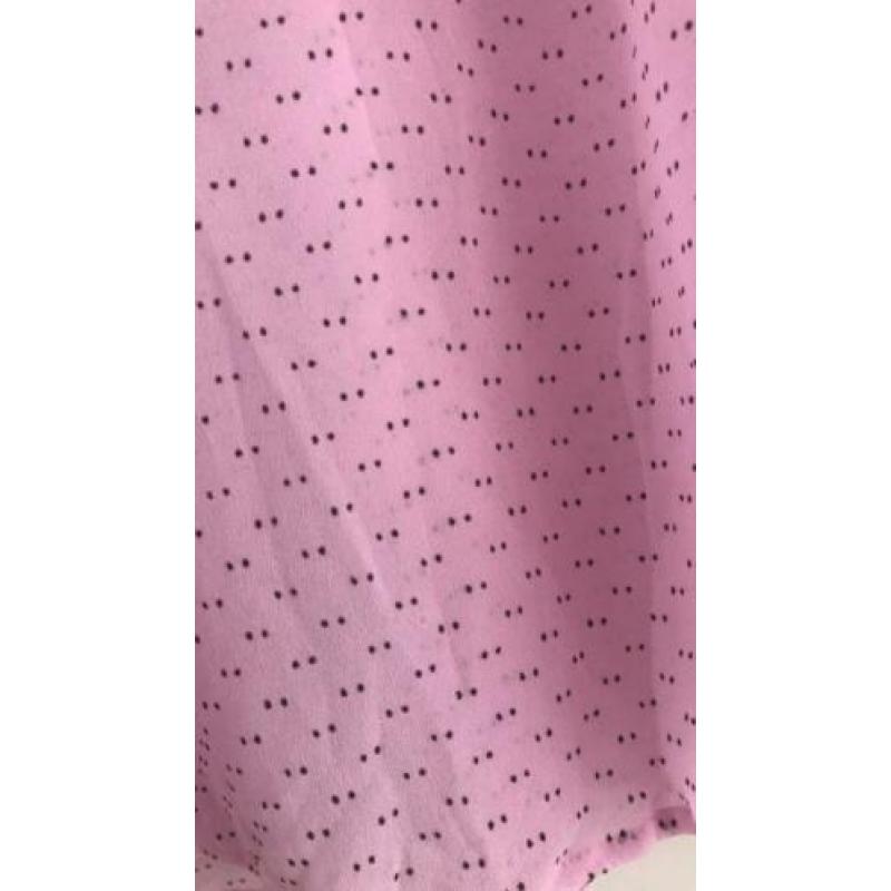 Custommade mooi rose bloesje maat 34 nieuwstaat