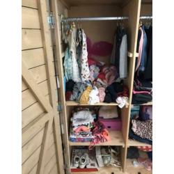 Steigerhout look (kinder)kledingkast