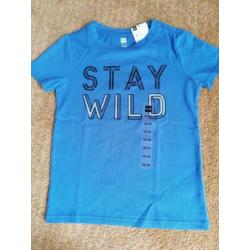 5 nieuwe t-shirts maat 110-116 jongens Hema