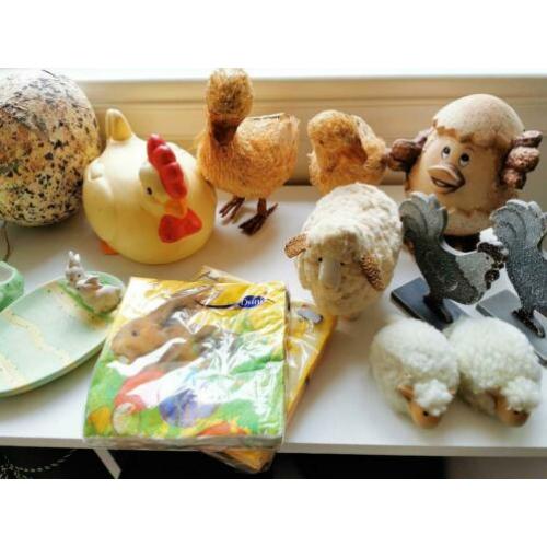 Gezellige accessoires voor Pasen alles samen voor €15,-