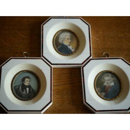 Mozart, Beethoven, Schubert portret