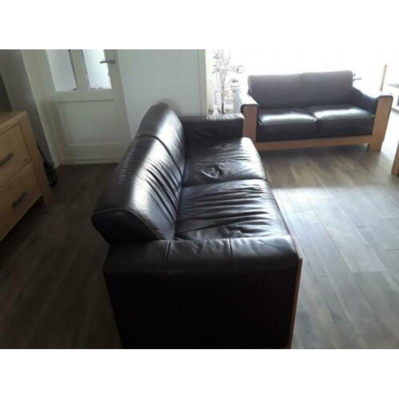 Te koop Leren bankstel
