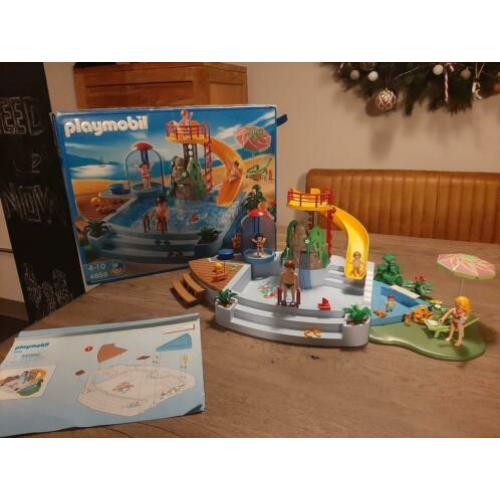Playmobil Openluchtzwembad met glijbaan - 4858