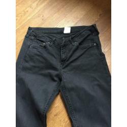 Grijze spijkerbroek maat 29 lengte 32 super skinny van H&M
