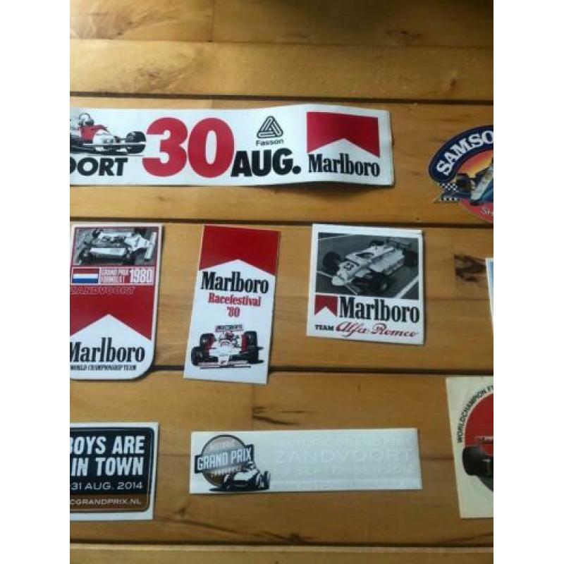 14 stickers sticker. Formule 1 Zandvoort Grand Prix enz.