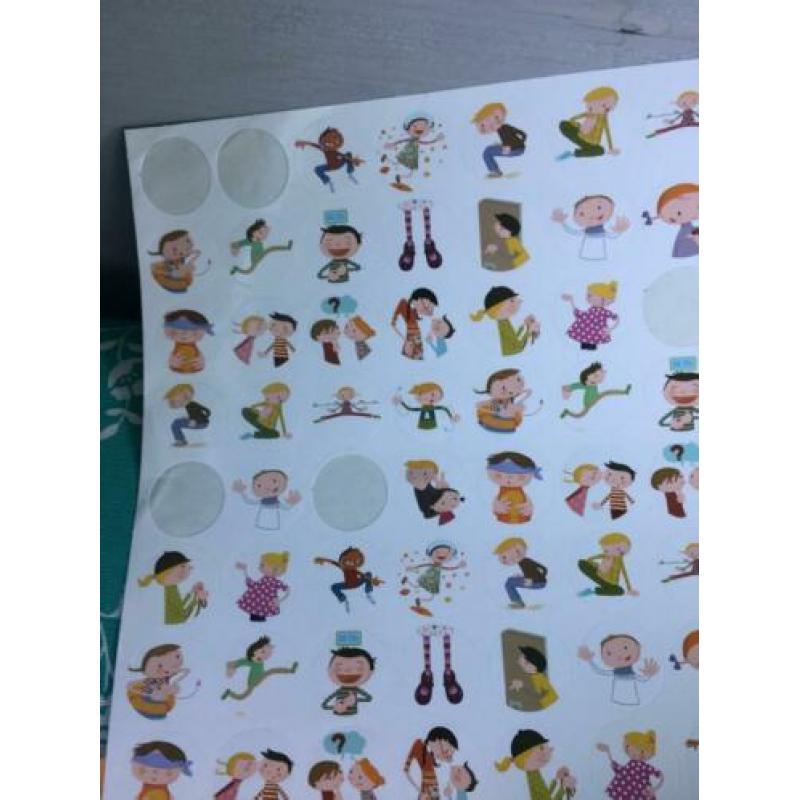 Origami mapje Stickers kind
