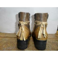 Leuke bruine laarsjes Wolky 38