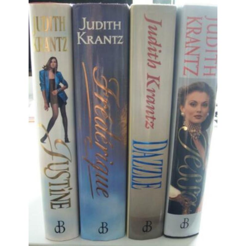 4 dikke romans van Judith Krantz (o.a. Dazzle en Justine)