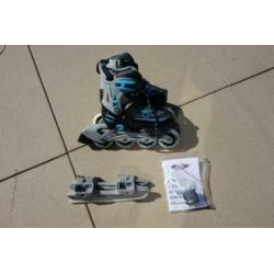 Nijdam Skate/Schaats Combo maat 27-30 (verstelbaar)