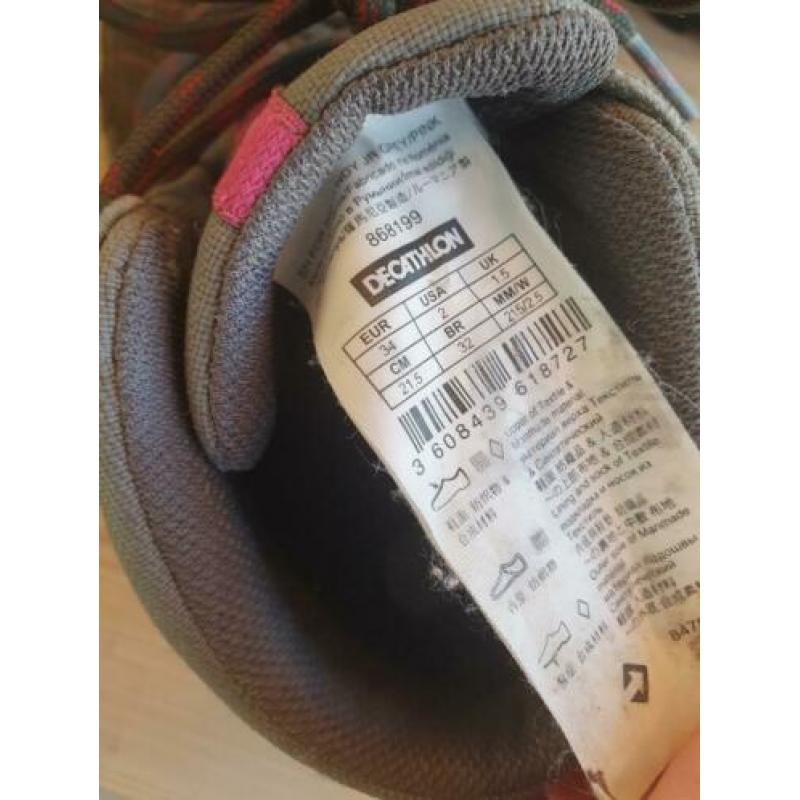 Berg-/wandelschoenen maat 34