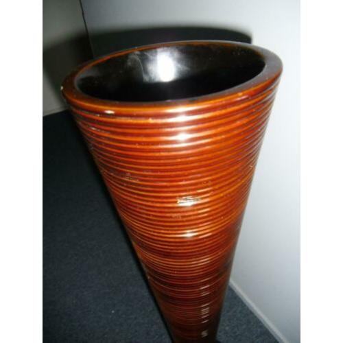 SIERVAZEN: hout (mahonie kleur) in spiralenmotief
