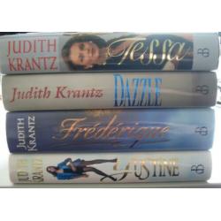 4 dikke romans van Judith Krantz (o.a. Dazzle en Justine)