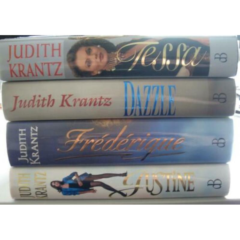 4 dikke romans van Judith Krantz (o.a. Dazzle en Justine)
