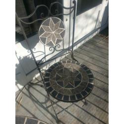 Balkon/tuin- setje mozaik