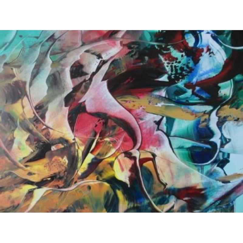 " Storm Inside " Acrylschilderij 120 cm x 80 cm