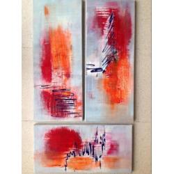 Drieluik ' Abstracte droom'