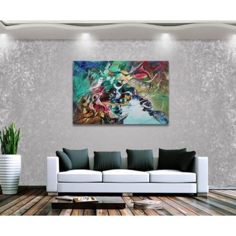 " Storm Inside " Acrylschilderij 120 cm x 80 cm
