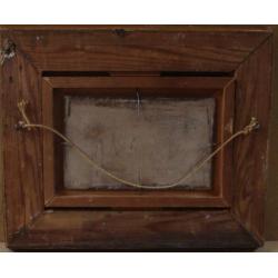 Jong poesje board-gekaderd.
