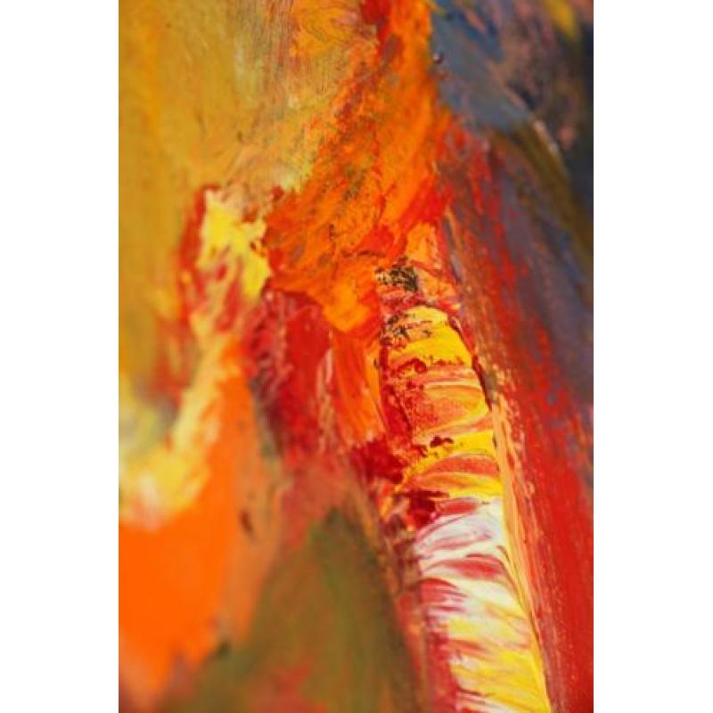 origineel groot Olieverf schilderij
