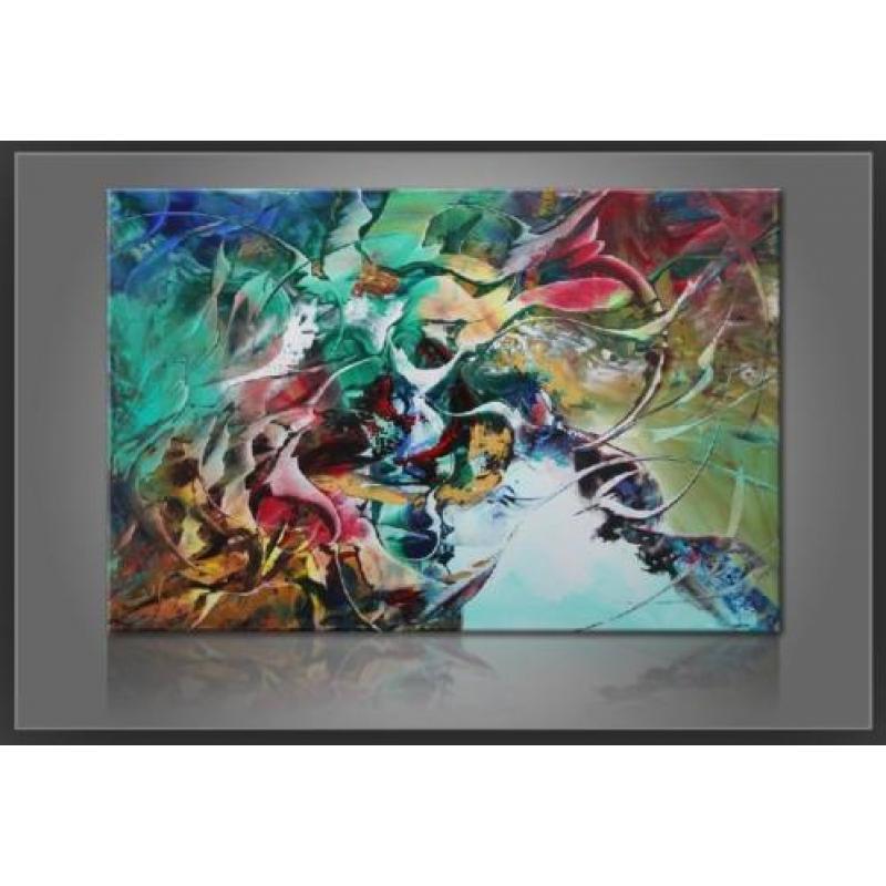 " Storm Inside " Acrylschilderij 120 cm x 80 cm