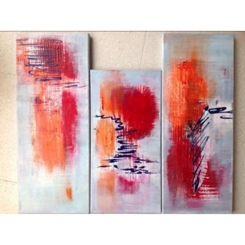 Drieluik ' Abstracte droom'