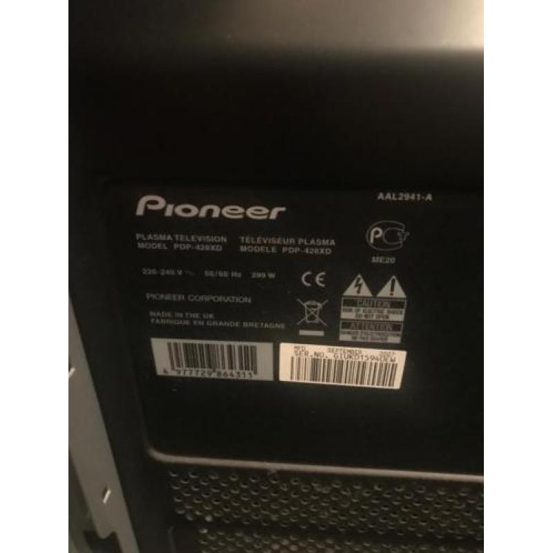 Pioneer plasma TV PDP 428XD