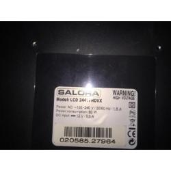 Salora tv met dvd