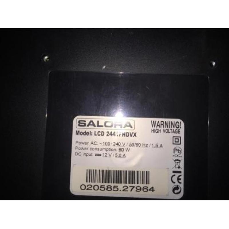 Salora tv met dvd