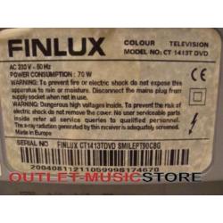 18022 FINLUX CT1413T kleurentv met DVDspeler teletekst 37 cm