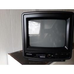 Te koop. Silver portable kleuren TV