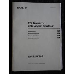 Sony FD Trinitron retro beeldbuis kleurentelevisie TV