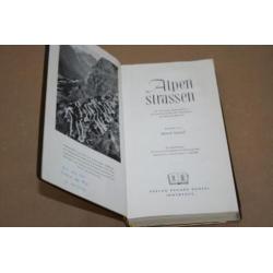 Fraai oud boek over wegen in de Alpen - 1959 !!