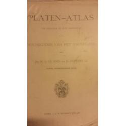 Oude platen atlas vaderland en algemene geschiedenis1910