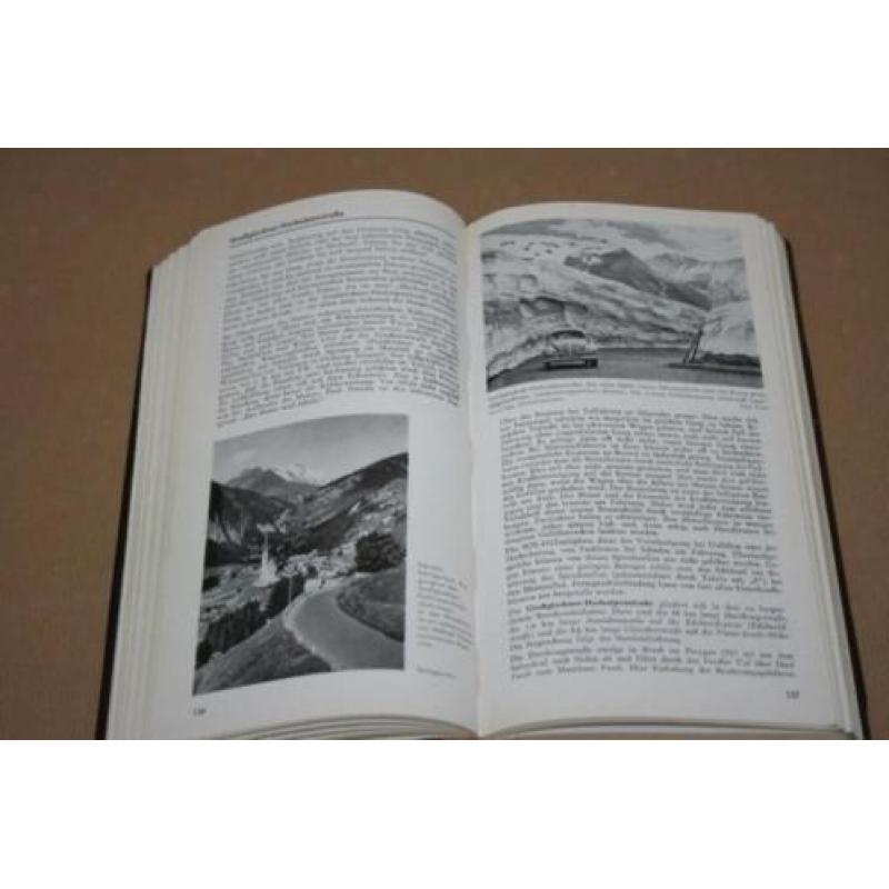 Fraai oud boek over wegen in de Alpen - 1959 !!
